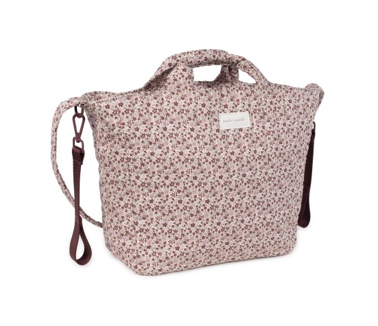 Bolsa Cherry flores Pasito a pasito