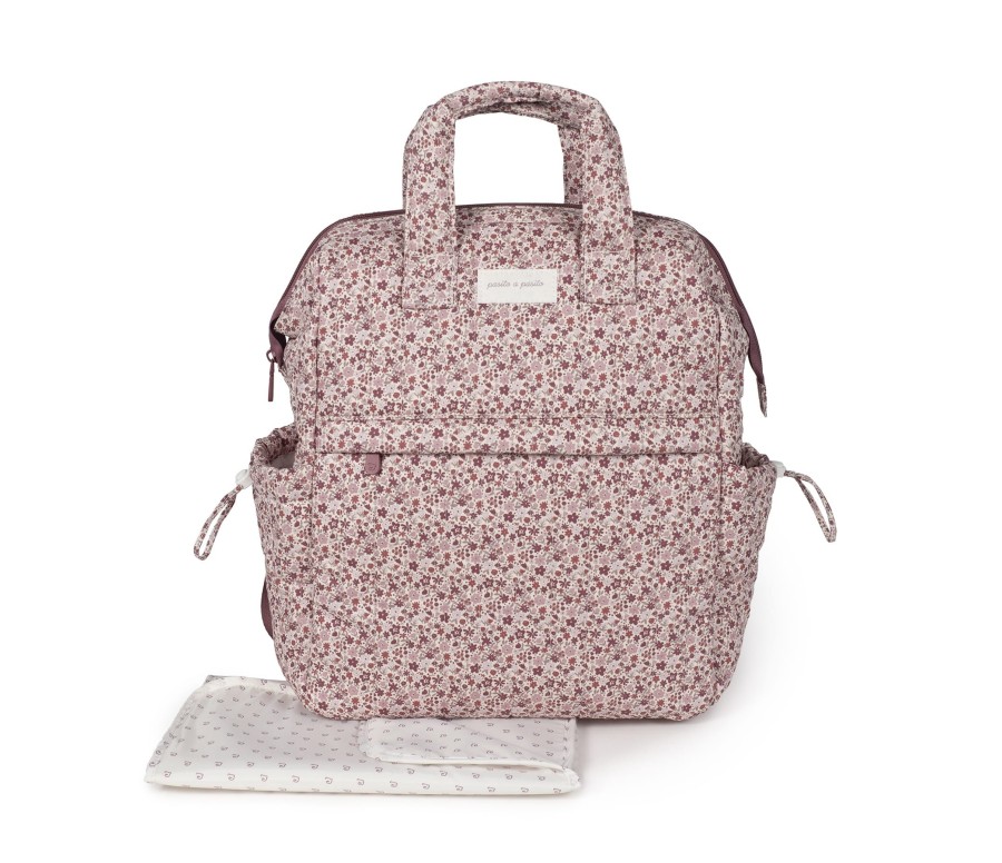Mochila Cherry flores Pasito a pasito Mochila Cherry flores Pasito a pasito
