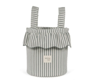 Bolso Bucket Praliné rayas Walking mum