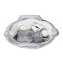 Bossa Little Bloom Vichy gris Pasito a pasito Bossa Little Bloom Vichy gris Pasito a pasito