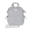 Mochila Little Bloom Vichy gris Pasito a pasito Mochila Little Bloom Vichy gris Pasito a pasito