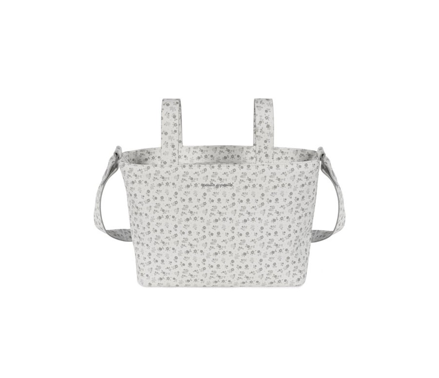 Bossa Crossbody Little Bloom Flor gris Pasito a pasito Bossa Crossbody Little Bloom Flor gris Pasito a pasito