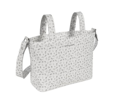 Bolsa Crossbody Little Bloom Flor gris Pasito a pasito