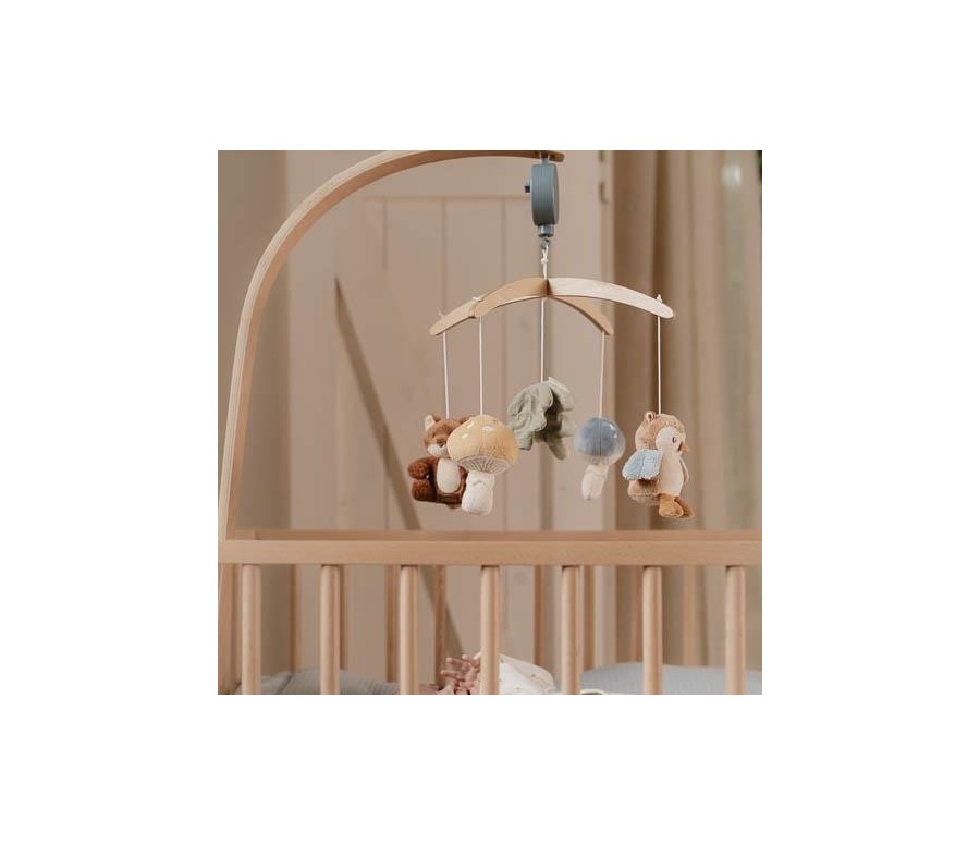 Móvil musical Forest friends Little Dutch