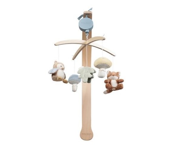 Móvil musical Forest friends Little Dutch