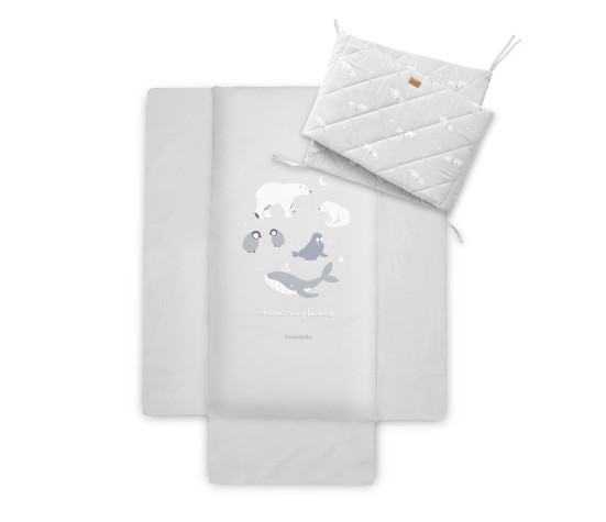 Pack nòrdic Polaris gris 60x120 Bonjourbebé