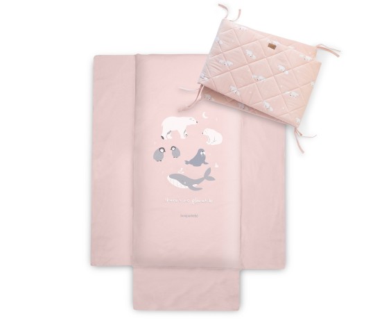 Pack nòrdic Polaris rosa 60x120 Bonjourbebé