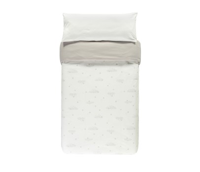 Pack nòrdic Starry night blanc Babyclic 70x140
