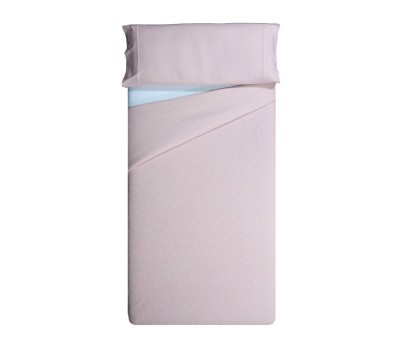 Funda nòrdica minibressol Cielo rosa Sonpetit