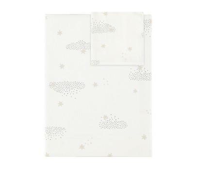 Sabanas Starry night blanco minicuna Babyclic