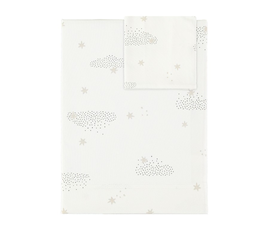 Sabanas Starry night blanco minicuna Babyclic