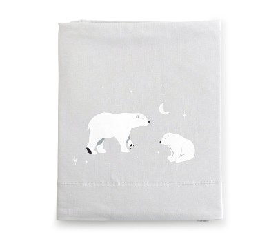 Sabanas Polaris gris minicuna Bonjourbebé