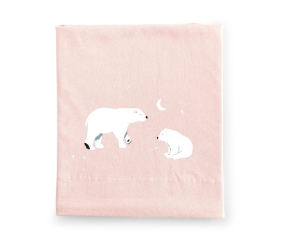 Sabanas Polaris rosa minicuna Bonjourbebé
