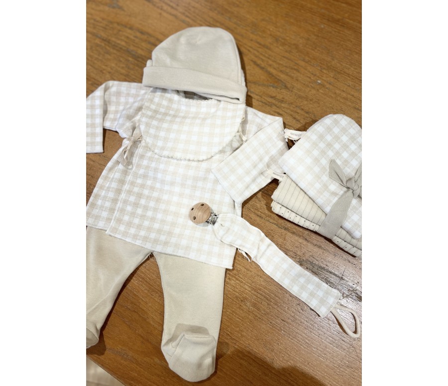Conjunto con gorro Toscana sand Lillymom