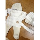 Conjunto con gorro Toscana sand Lillymom