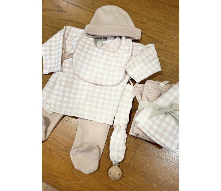 Conjunto con gorro Toscana nude Lillymom