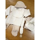 Conjunto con gorro Toscana nude Lillymom