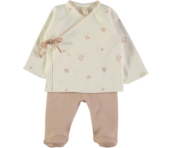 Conjunt amb gorro Berries nude Lillymom