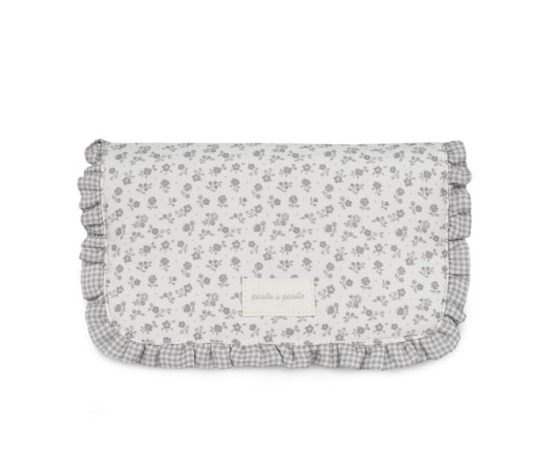 Canviador Little Bloom Flor gris Pasito a pasito