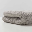 Manta tricot orgànica Bonjourbebé Gris clar