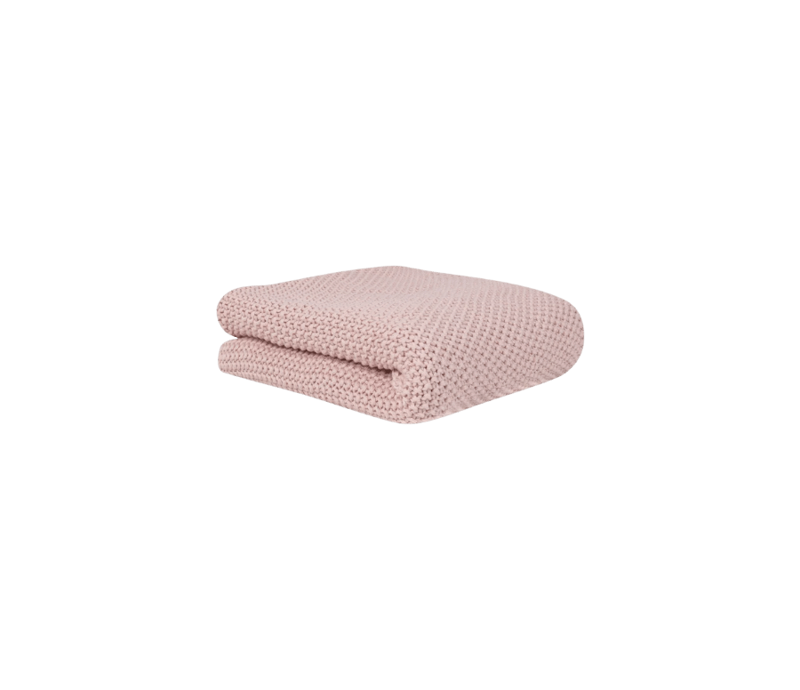 Manta tricot orgánica Bonjourbebé Rosa