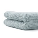 Manta tricot orgánica Bonjourbebé azul