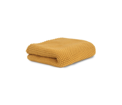 Manta tricot orgànica Bonjourbebé Ocre