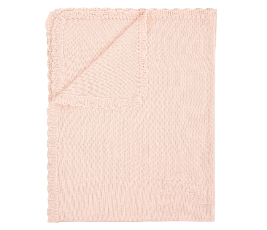 Manta tricot Rosa Bimbi